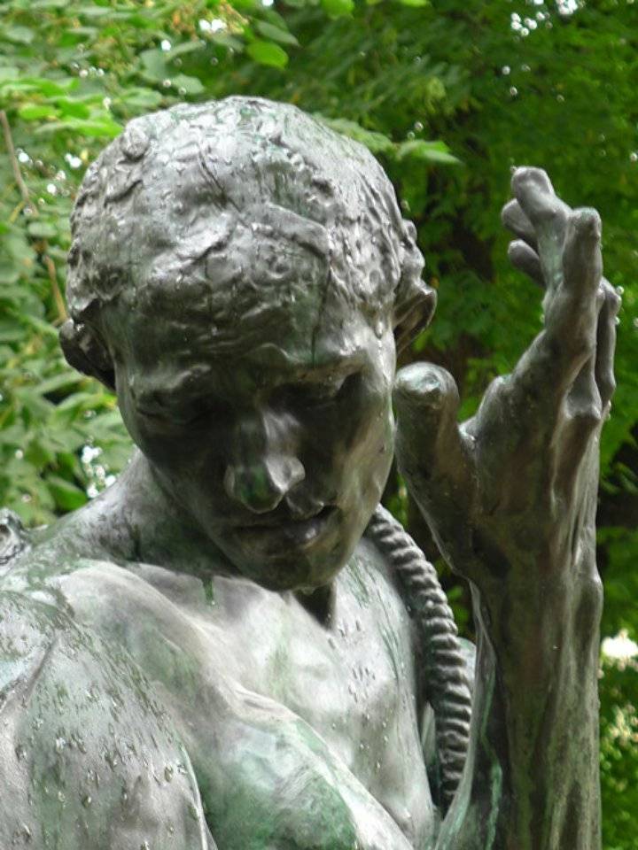 罗丹雕塑作品加莱义民图片