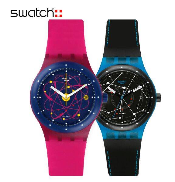 swatch斯沃琪专柜正品装置51号星球机械学生男表女表手表suts401.