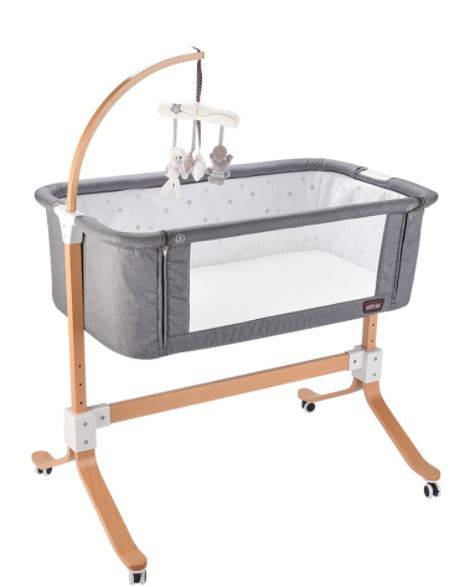 elittile欧式婴儿床多功能新生儿实木床边床便携bb宝宝床拼接大床