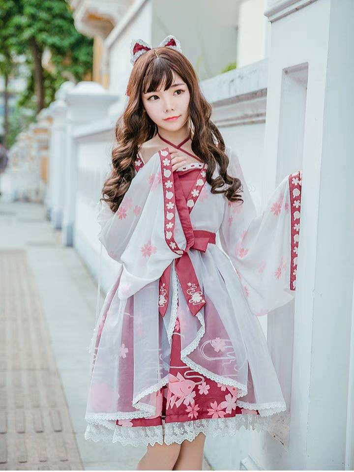 日系软妹秋金鱼姬洛丽塔洋装和服萝莉女学生lolita￥ 198.00已售:0件