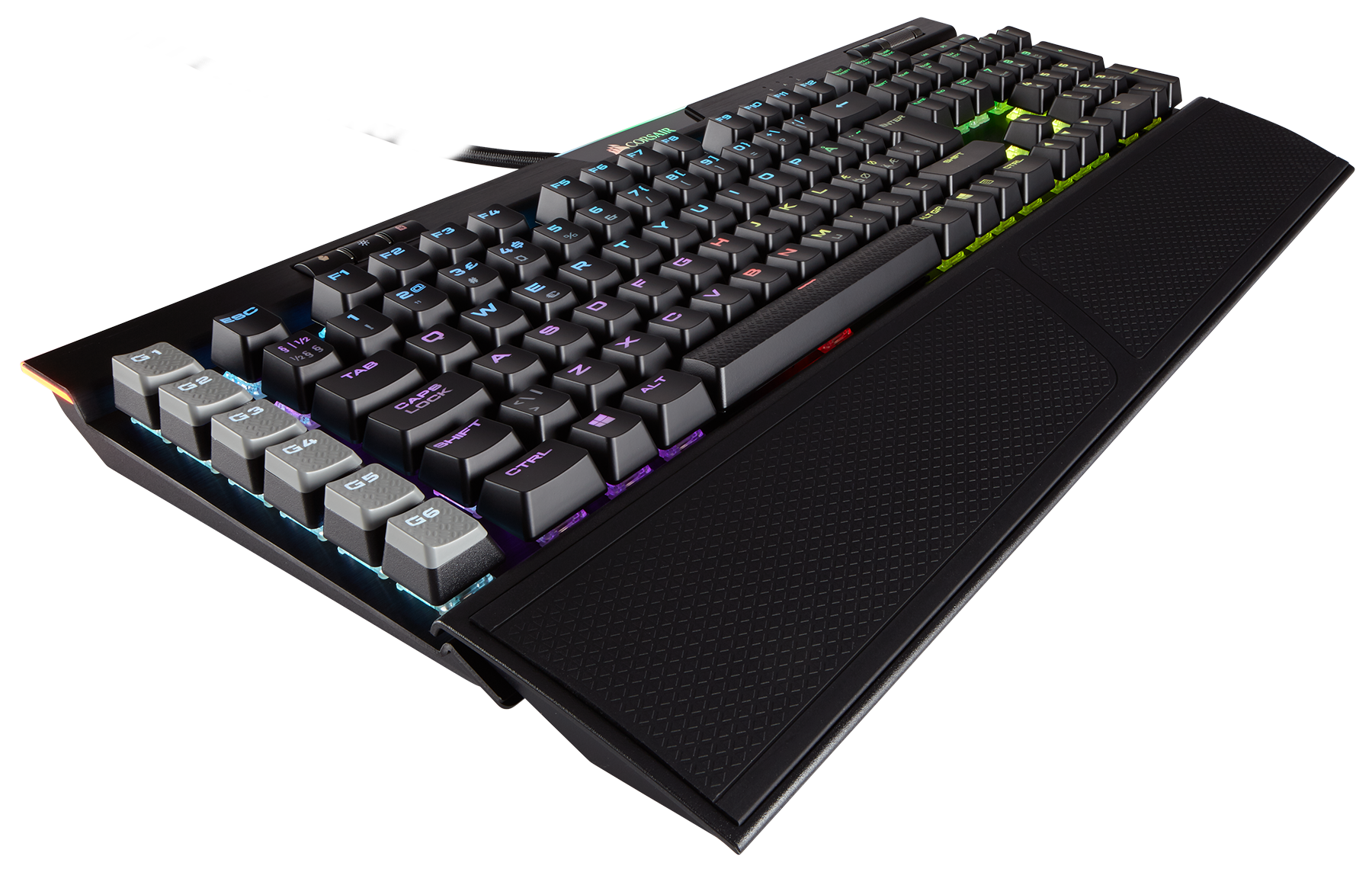 美商海盗船k95铂金版rgb银轴机械键盘电脑台式机外置电竞吃鸡