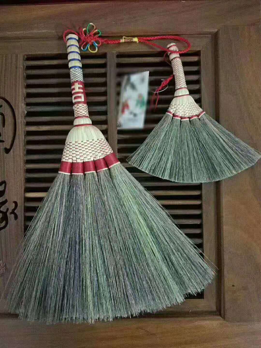 2020年纯手工草编吉祥扫把传承手工艺匠人手工编织而成 ￥38.