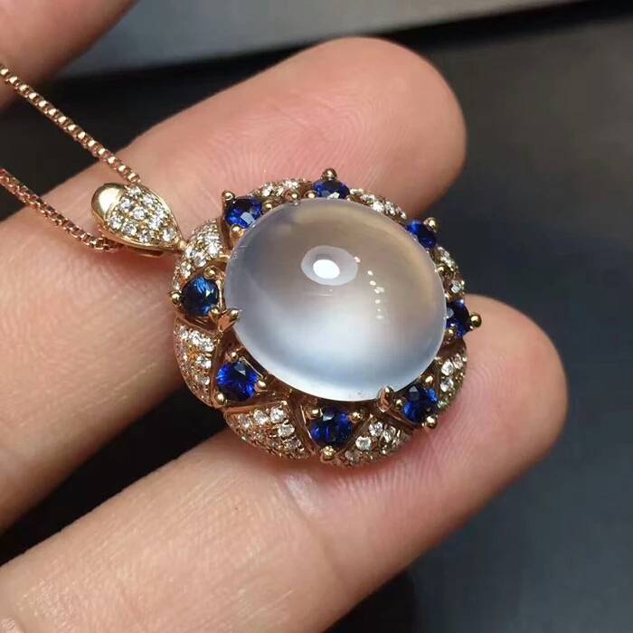 翡翠鸽子蛋戒指项链(送戒指环.