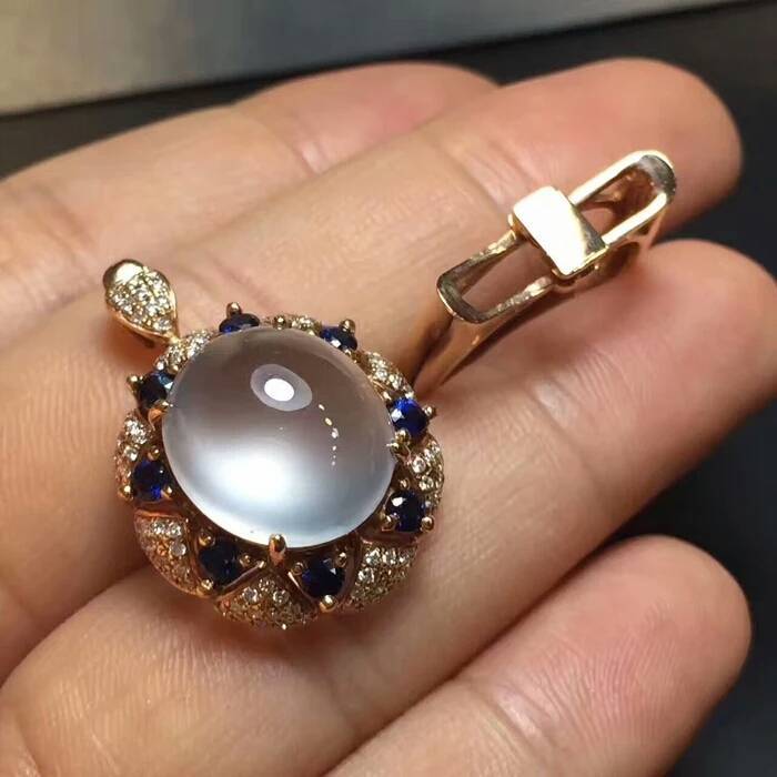 翡翠鸽子蛋戒指项链(送戒指环.